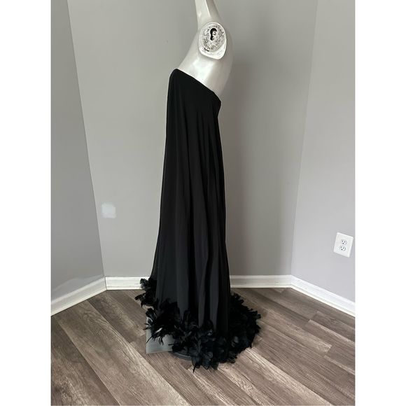 Mac Duggal Black Strapless Maxi Dress - Picture 7 of 9